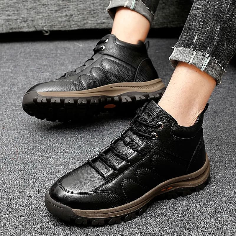 Men's Leather Hiking and Casual Shoes