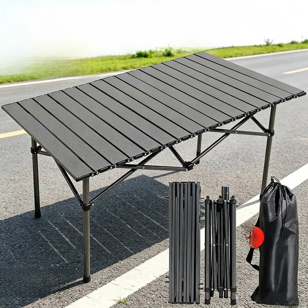 Foldable Outdoor Picnic Table with Chairs