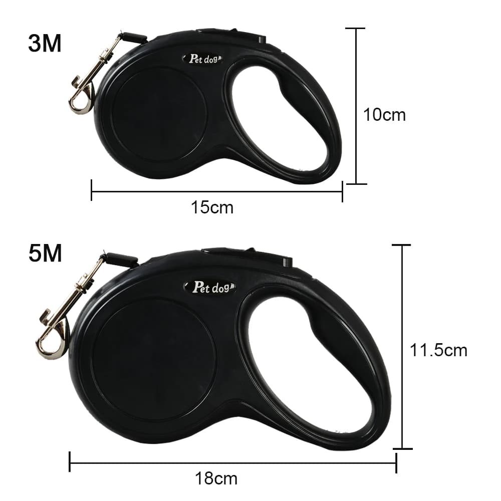 Retractable Dog Leash with Ergonomic Handle