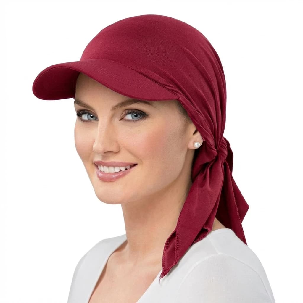 Women's Classic Solid Turban Baseball Cap