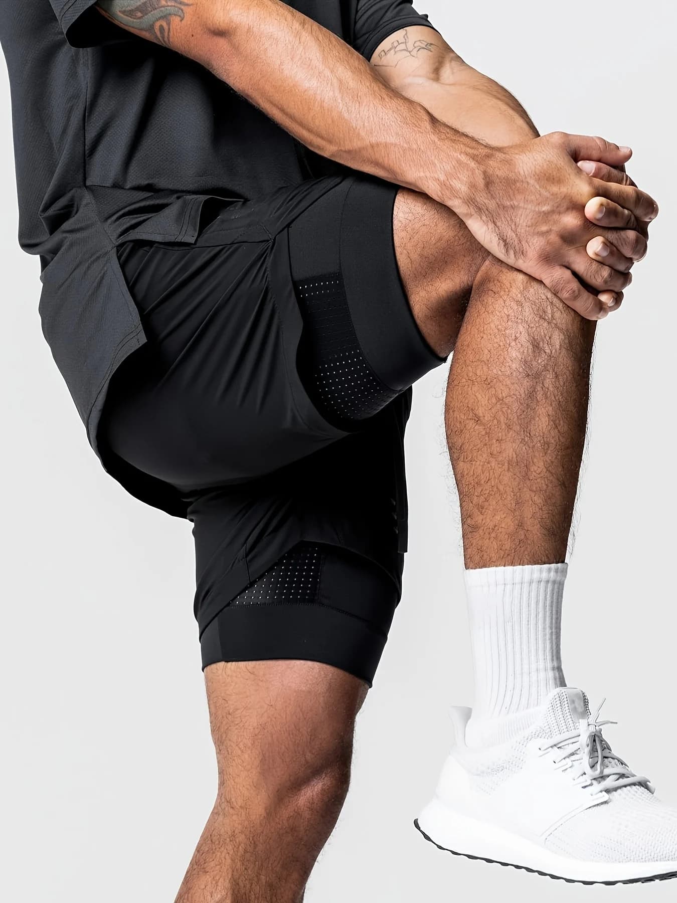 Men's Double Layer Basketball Shorts