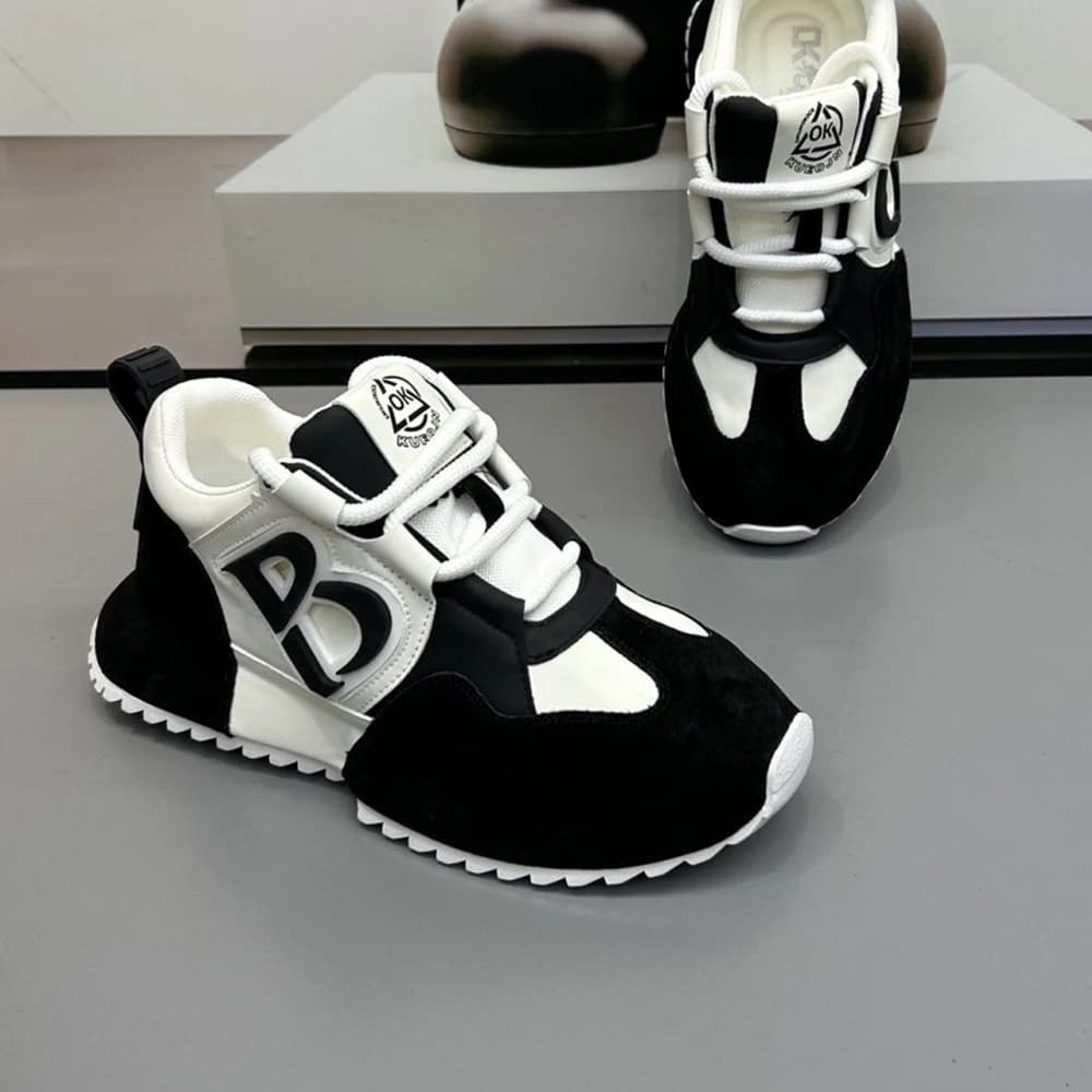 Sneakers Man High-top Comfortable Winter Lace-up Casual Walking Shoes Outdoor Sports Fashion Luxury Design Walking Shoes Men