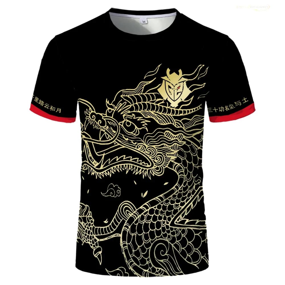 Esports Team Uniform G2 Sports T-shirt National Sport Games Jersey Men T shirts O-Neck Breathable Quick Dry Oversized Tees