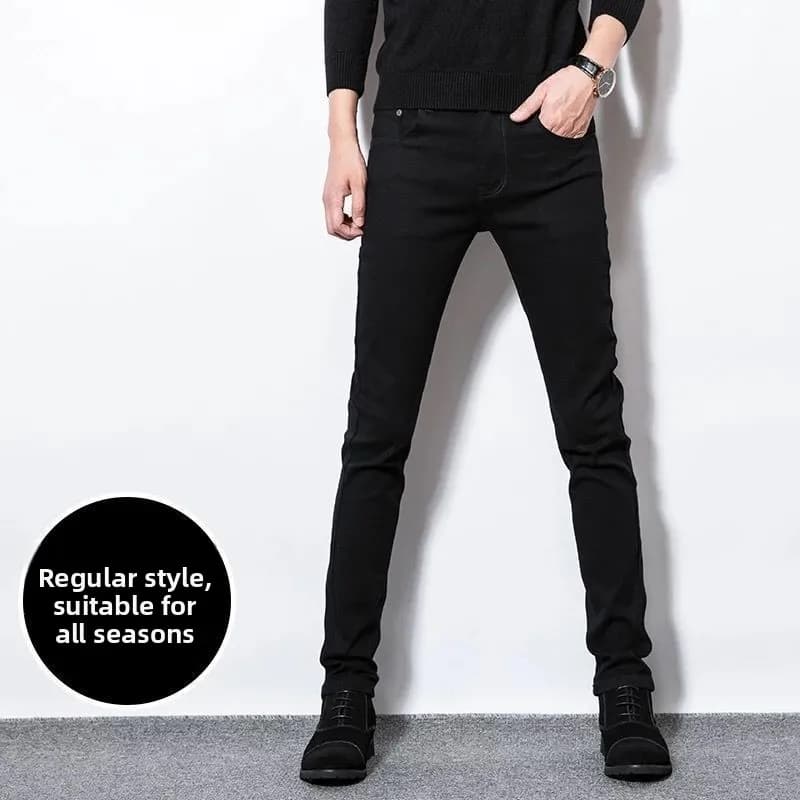 Embroidered Straight Leg Stretch Jeans