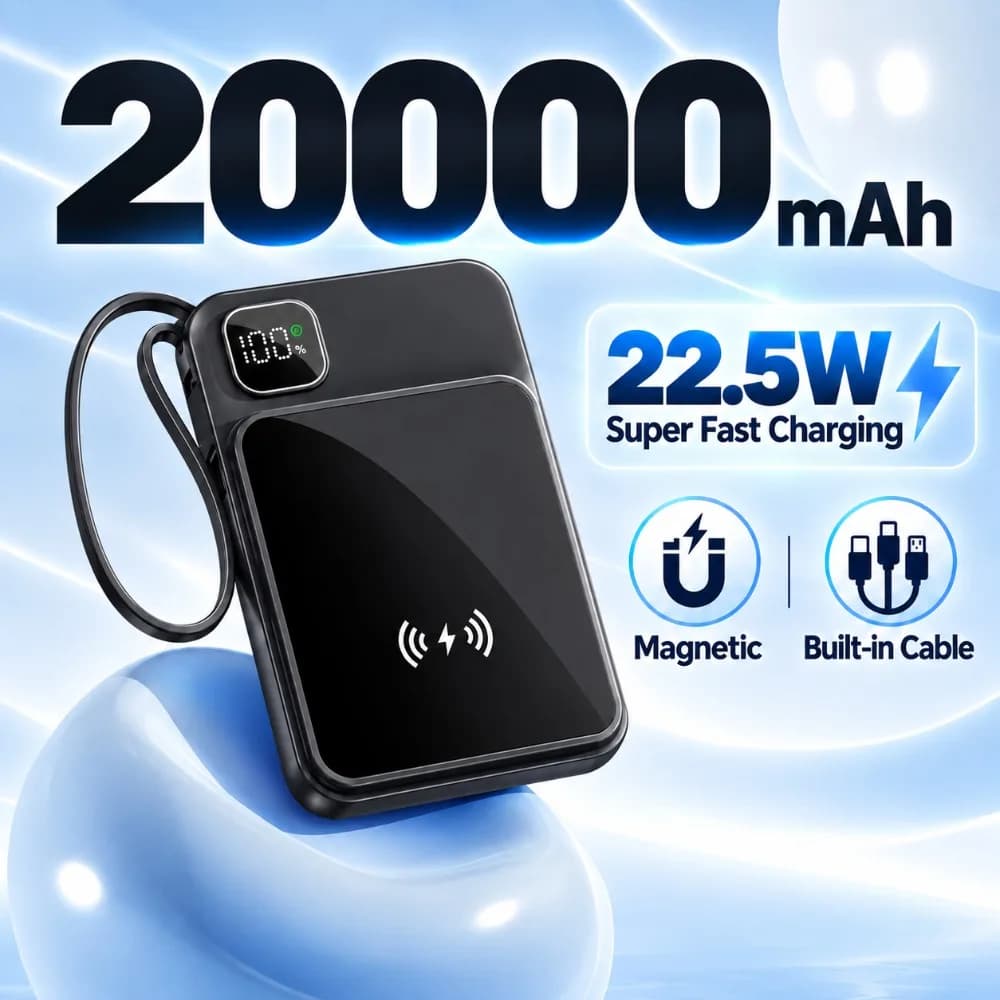 22.5W Fast Charging 20000mAh Power Bank
