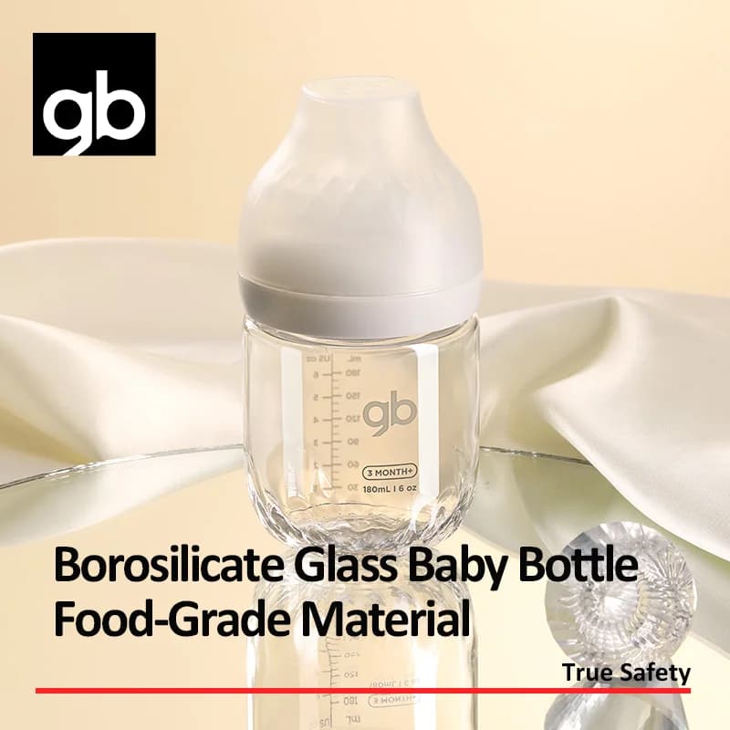 Glass Baby Bottle Wide-Neck