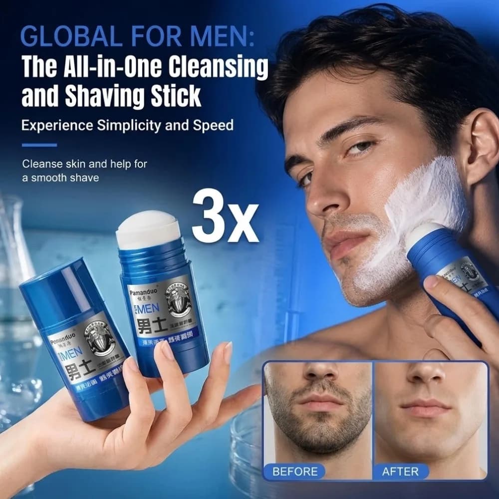 Men's 2-in-1 Shaving and Cleansing Stick
