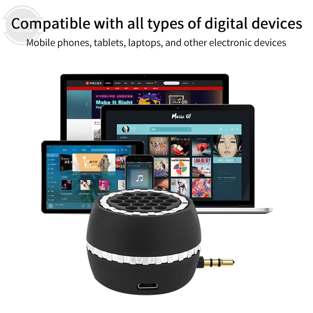 Portable Mini Wireless Speaker with 3.5mm Jack