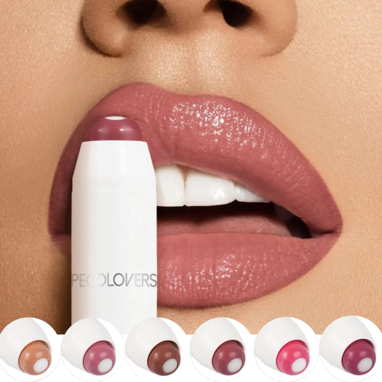 2-in-1 Nude and Red Lipstick with Balm