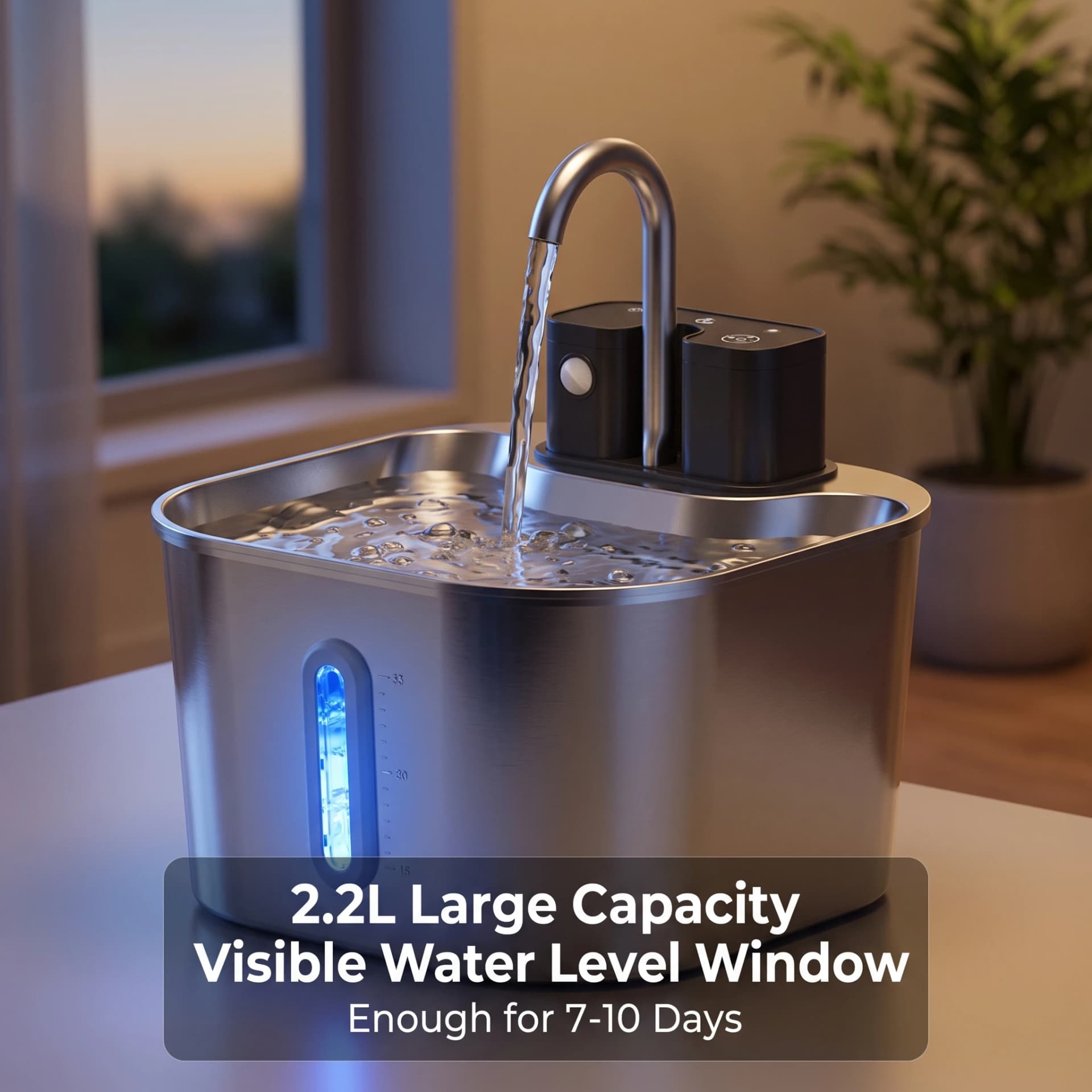 Wireless Rechargeable Cat Water Fountain