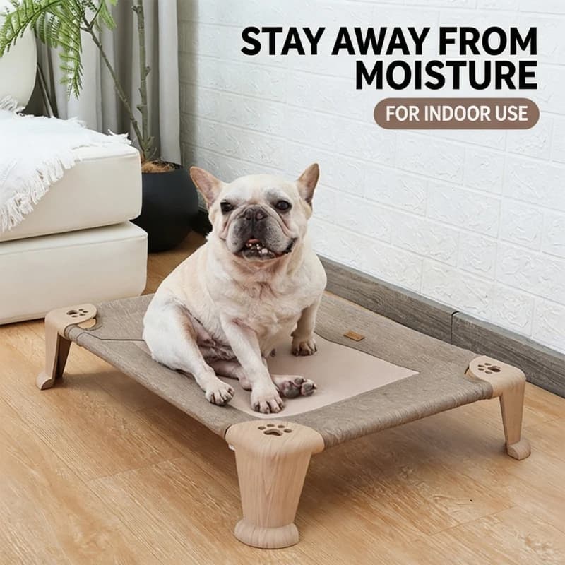 Elevated Cooling Dog Bed for Large Dogs