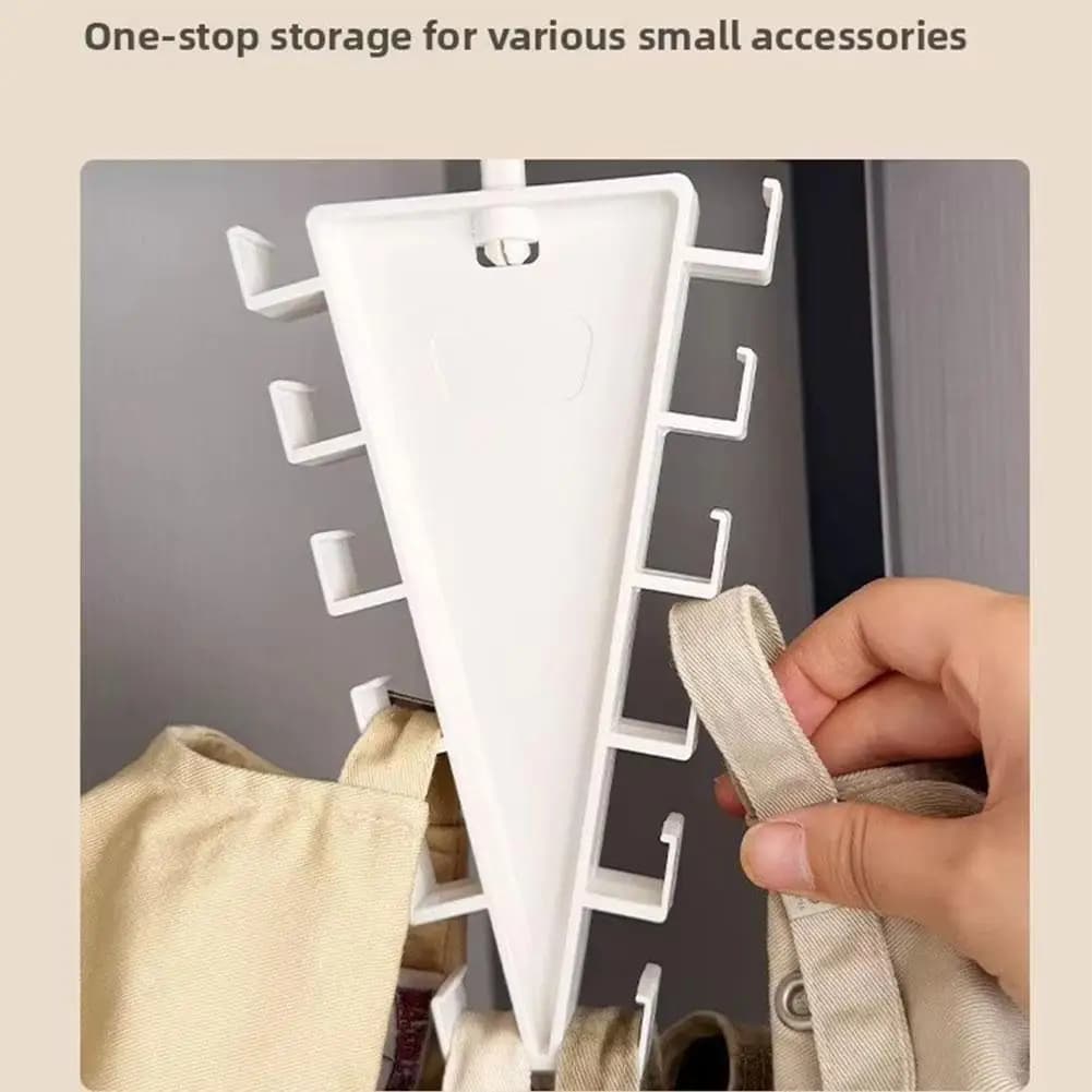 Multi-Slot Vertical Closet Organizer Hanger