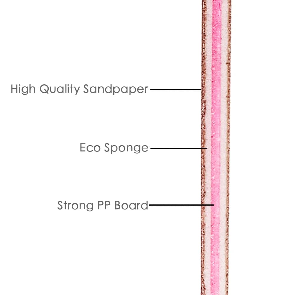 Half Moon Nail File Buffer 100/180 Grit
