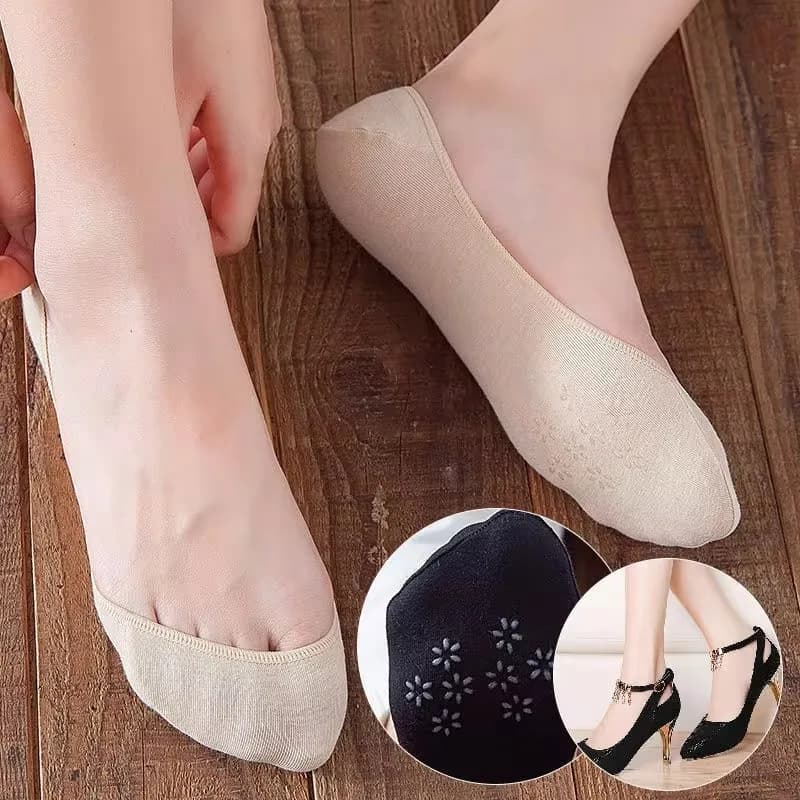 Women's Cotton Invisible Ankle Socks