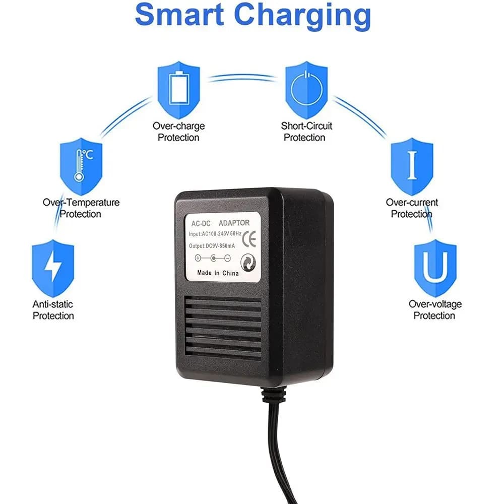 Accessories Gaming Power Supply Travel Charging AC Adapter Durable US Plug Game Console Charger for Atari 2600