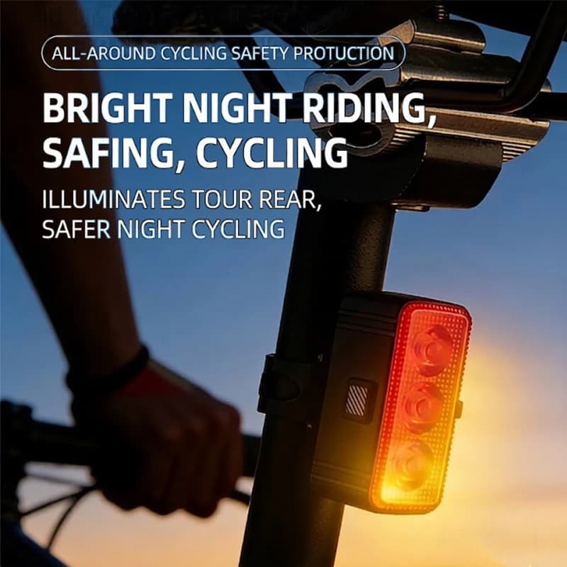 LED Bicycle Light Set Front and Rear
