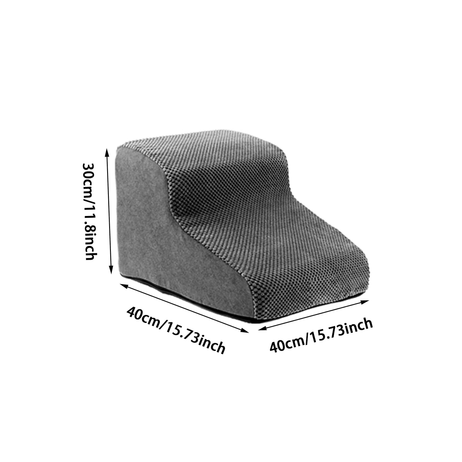 Curved Pet Stairs with Nonslip Steps