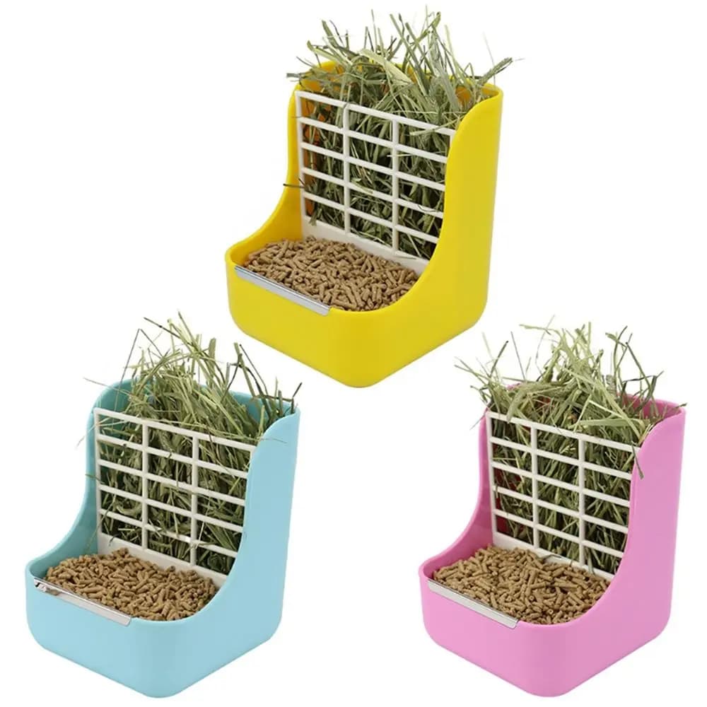 Small Animal Hay and Food Feeding Rack
