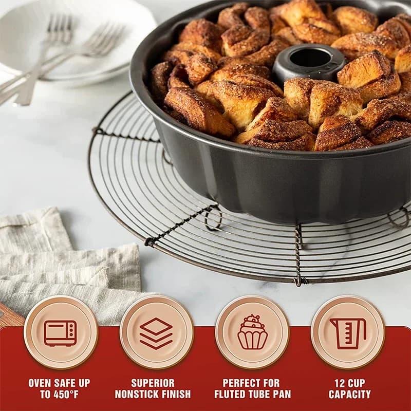 Carbon Steel Spring Form Tube Cake Pan