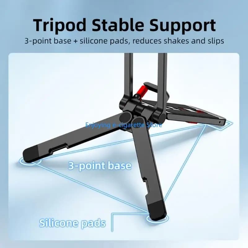 Three-Leg Camera Support Stand with Rotating Top