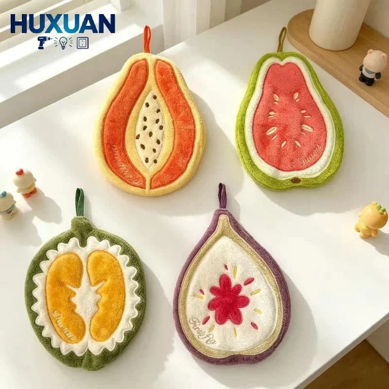 Fruit Design Hanging Hand Towels
