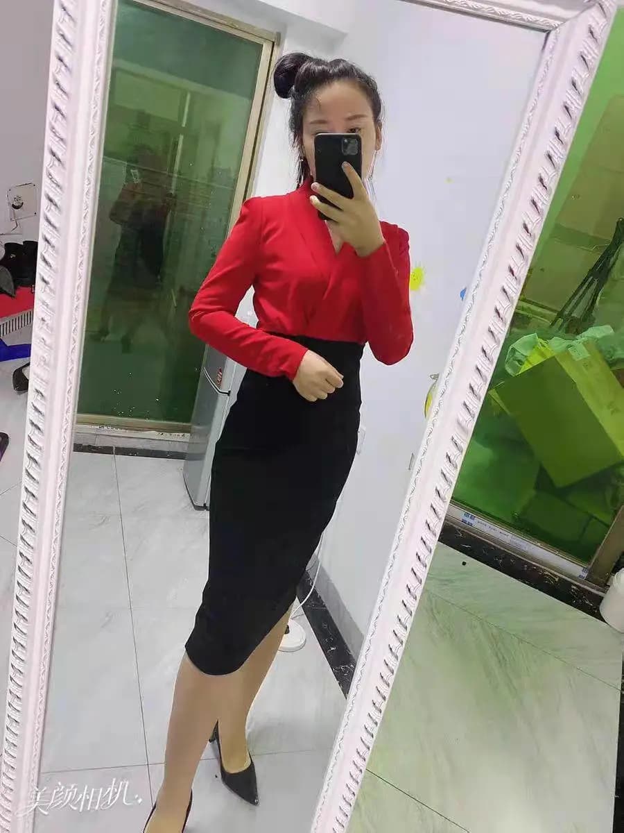 Patchwork Pencil Dress