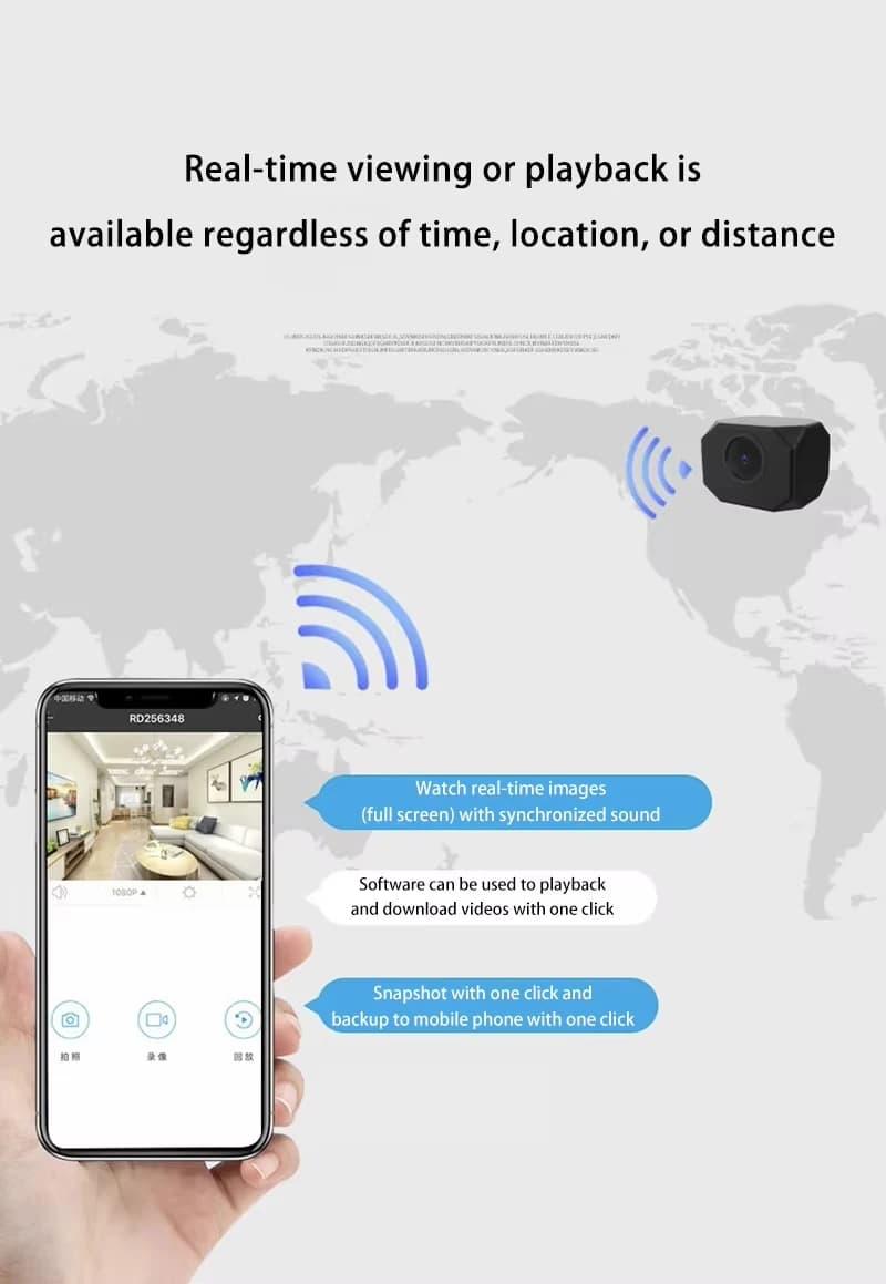 1080P WiFi Mini Security Camera