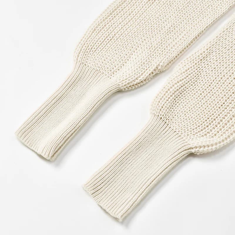 Knitted Shawl Wrap with Sleeves