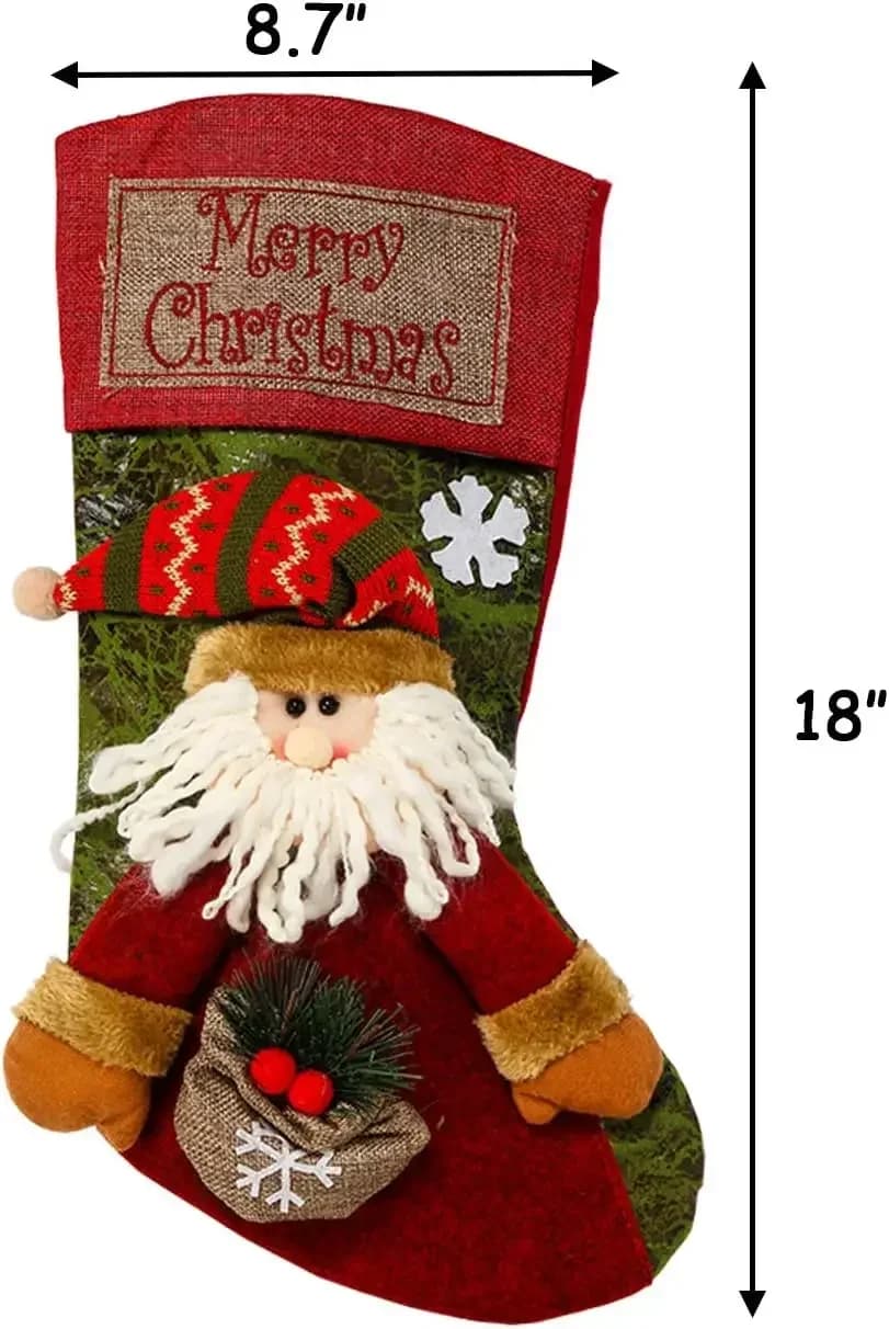 Christmas Stocking Classic Large Holiday Characters