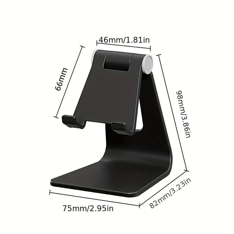 1PC Adjustable Phone Stand - Durable PP material, adjustable angle, compatible with all phones - Hands-free