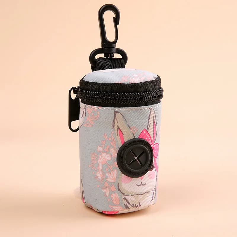 Pet Dog Poop Bags with Holder Outdoor Training Waste Disposal Bag Handy Durable Doggy Trash Bag for Walks And Hikes