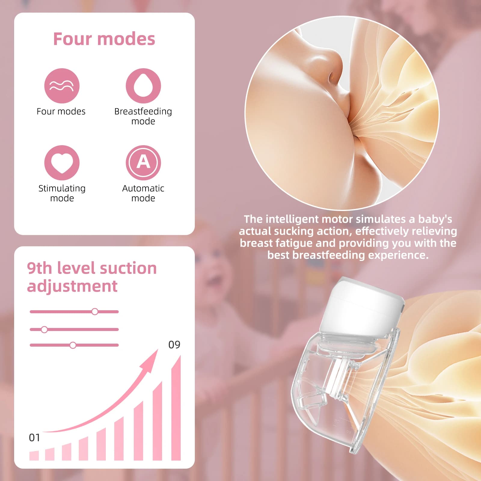 Hands-Free Wearable Breast Pump