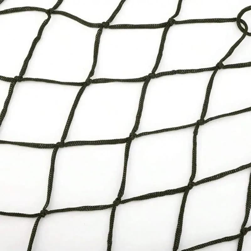 Outdoor Gear - Thickened Mesh Camping Hammock, Nylon Rope Single-Person Mesh Hammock