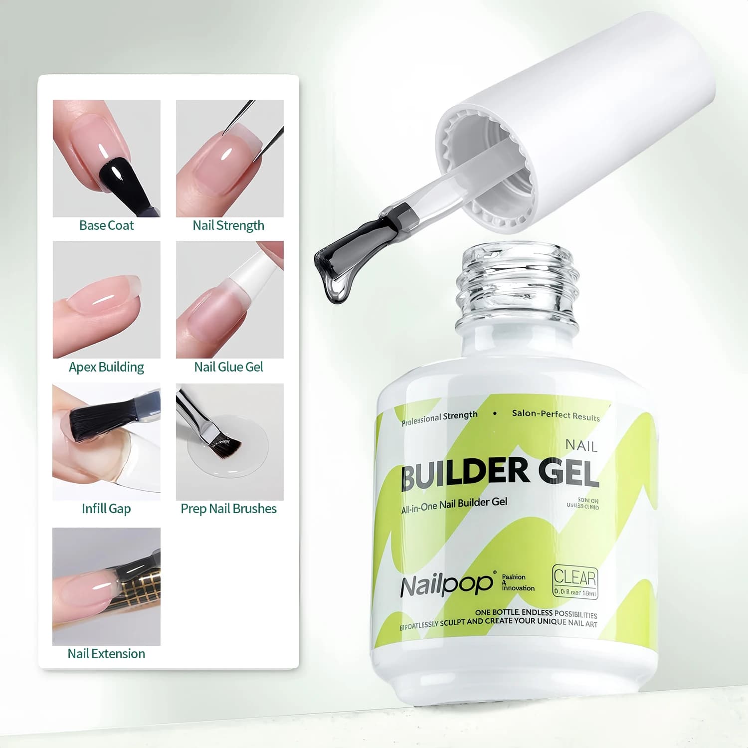 Builder Nail Gel 4-Color Multi-Use Set