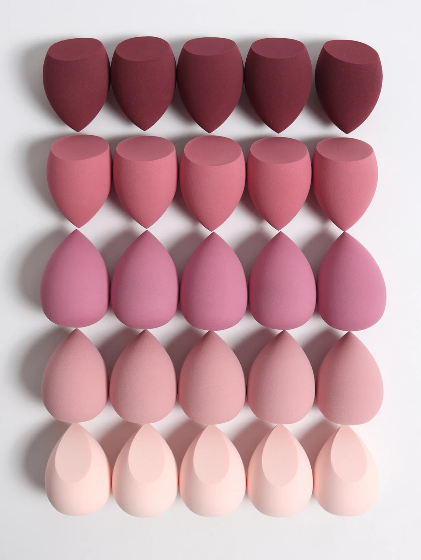 25 Beauty Eggs (Makeup Sponges), Foundation Makeup Mixed Beauty Sponges, Flawless Application for Liquid, Cream and Powder, Multi-Color Makeup