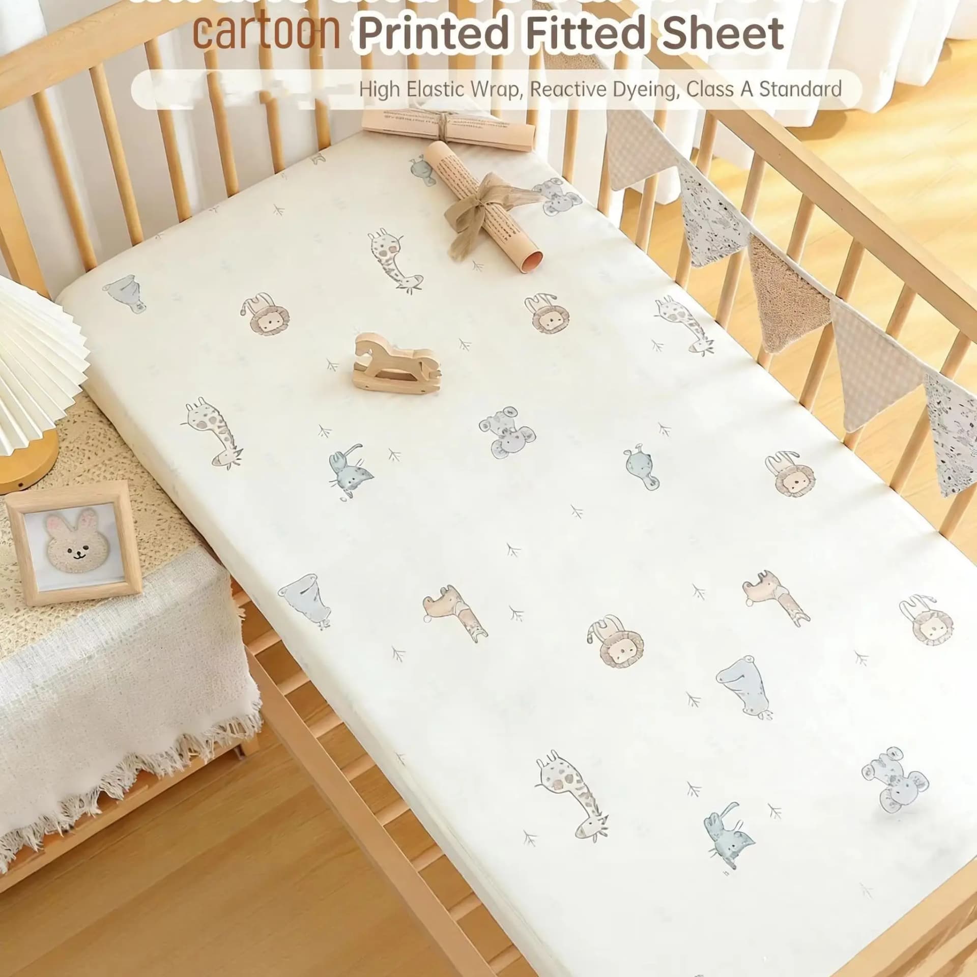 Standard Crib Fitted Sheet Set