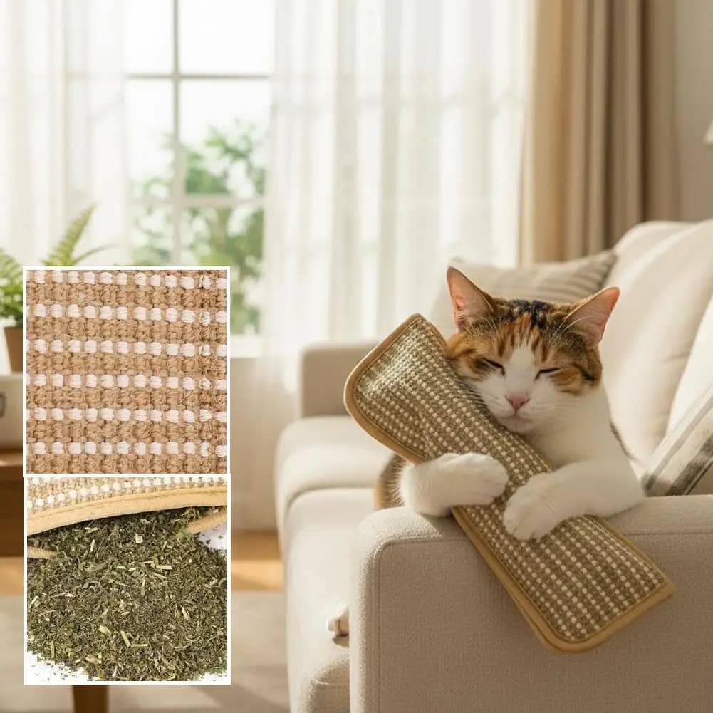 Cat Scratcher Interactive Toys For Cat Catnip Pillow Teeth Grinding And Anti Bite Wear Resistant Cat Toy Scratching Post For Cat