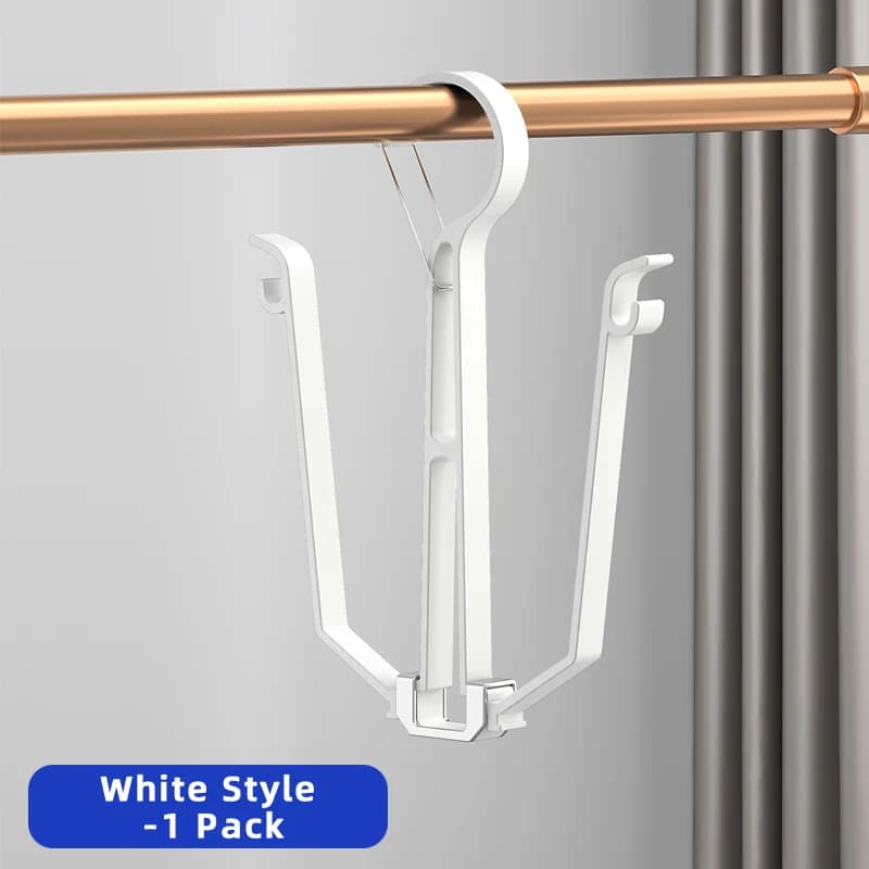 Foldable Shoe Drying Rack with Hooks