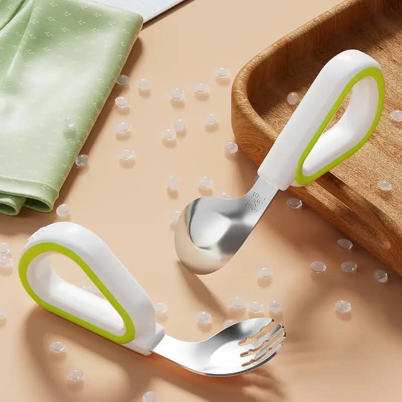 Infant Weaning Spoon and Fork Set