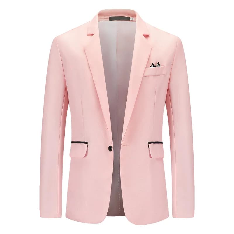 Men's Single Button Summer Blazer