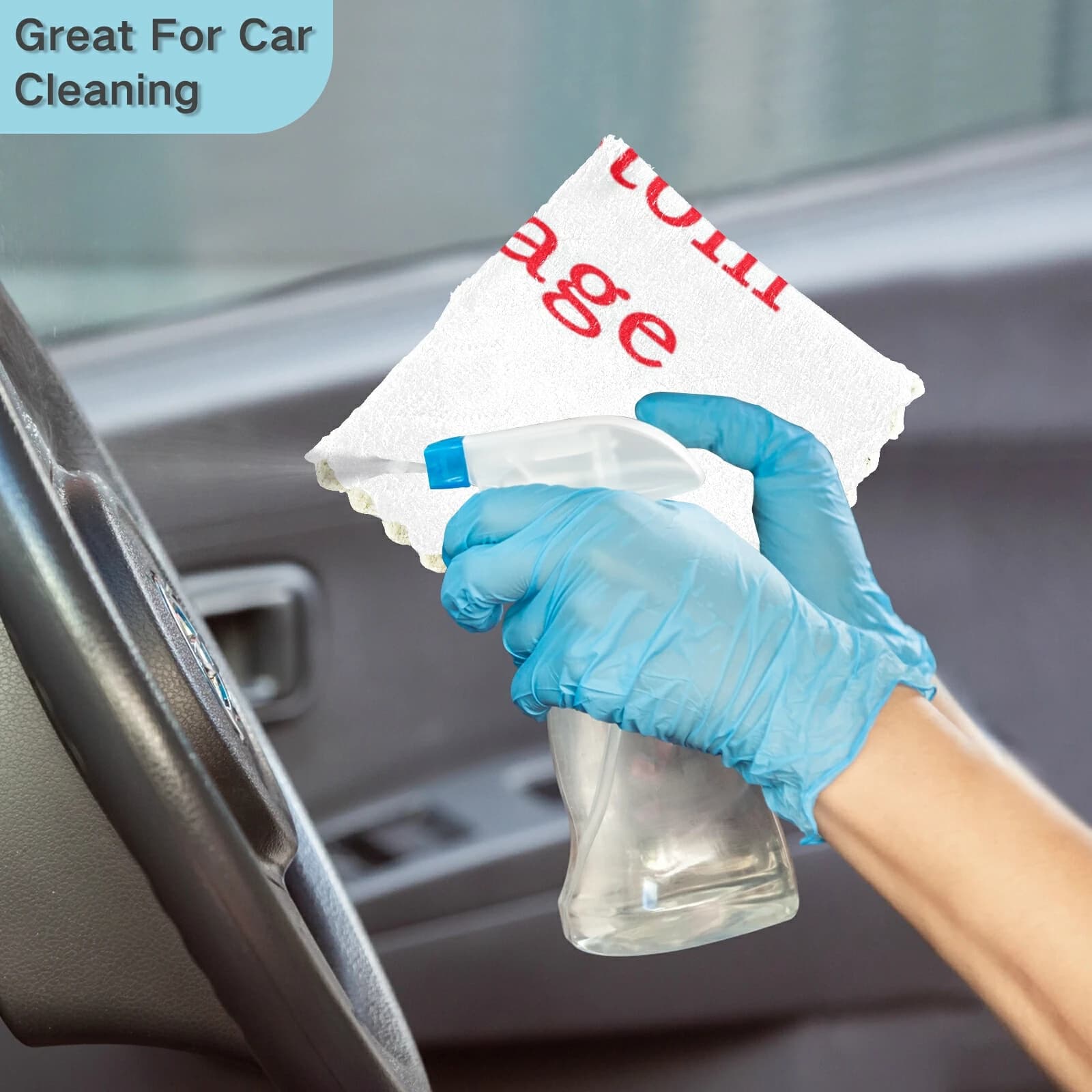 Microfiber Dish Cloths, 6-Pack Absorbent Kitchen Rags