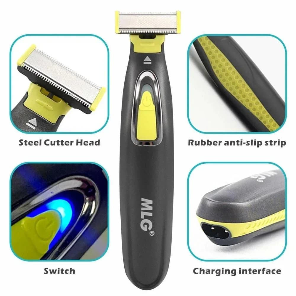 Cordless Electric Shaver with USB Charging
