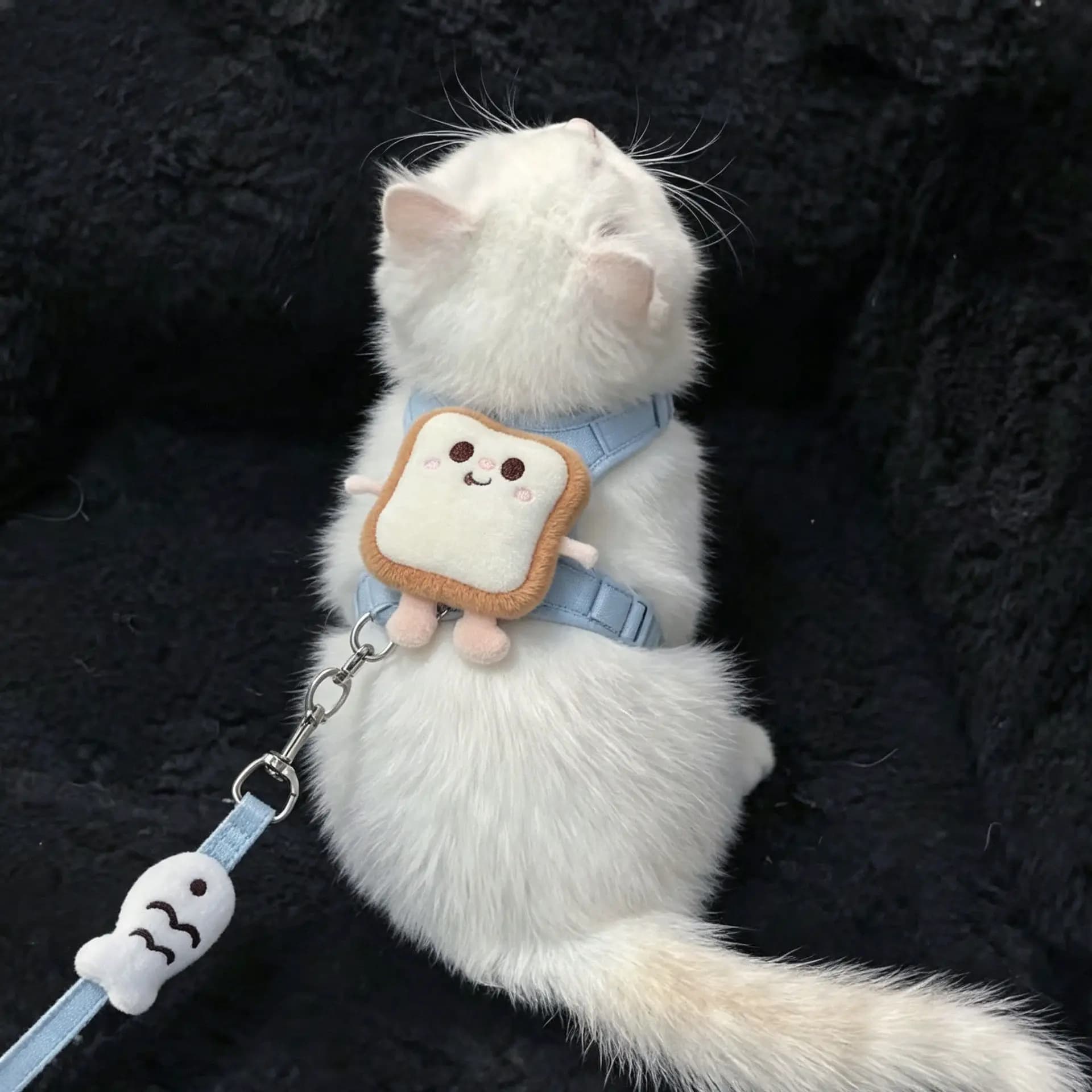 Small Dog Plush Harness Vest