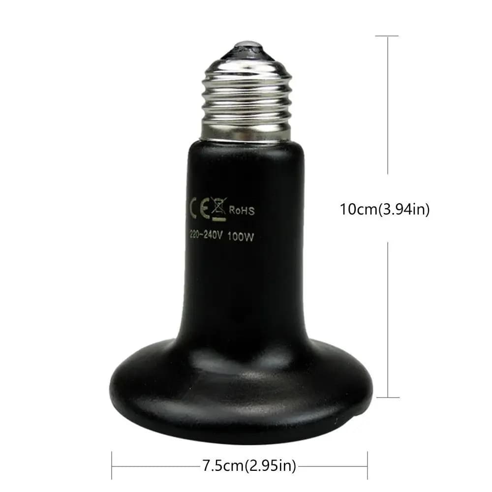 Reptile Infrared Ceramic Heat Emitter Lamp Bulb