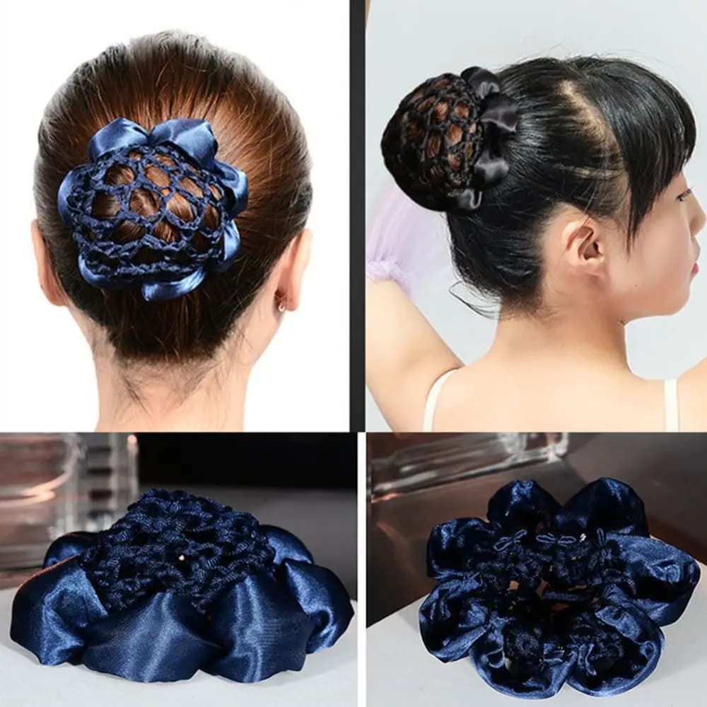 Hair Accessories Elastic Tie For Women For Girls Dance Hotel Hairgrips Cover Net Korean Bun Snood Ponytail Holder Hair Net