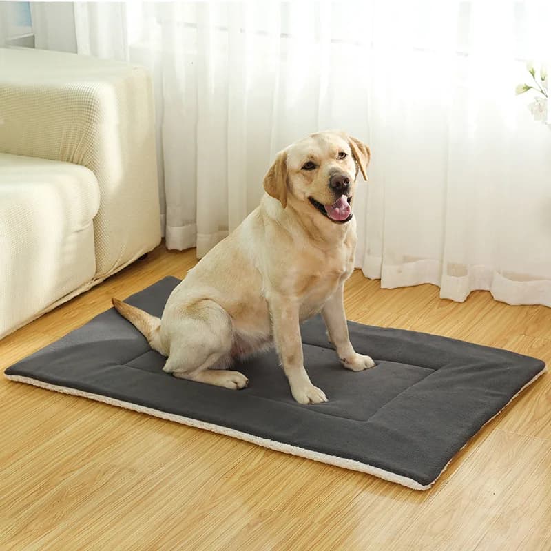 Washable Fleece Dog Bed Mat