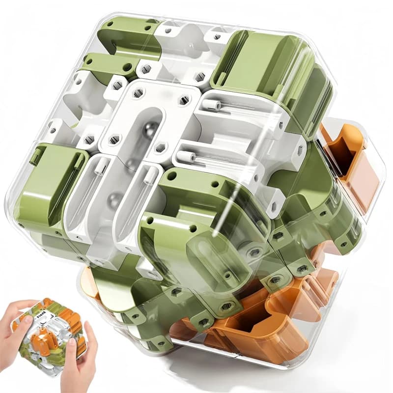 3D Labyrinth Maze Cube Brain Teaser Puzzle