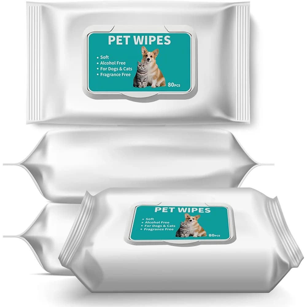 Extra Thick Pet Wipes 80 Count