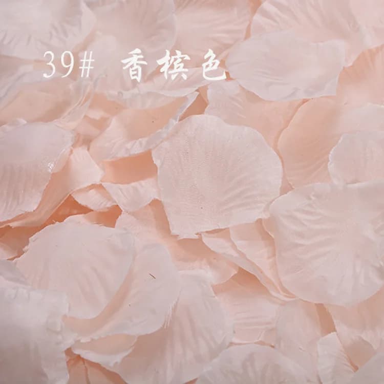 Silk Rose Petals Wedding Ceremony Bulk Pack