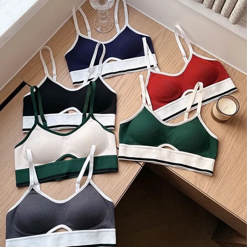Women's Rimless Push-Up Sports Bra